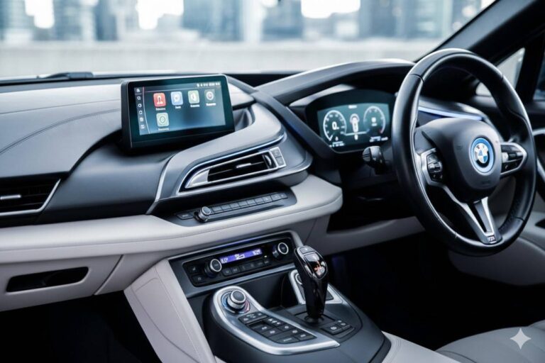 Mobile car stereo installation in Liverpool with an upgraded infotainment system fitted by an auto electrician.