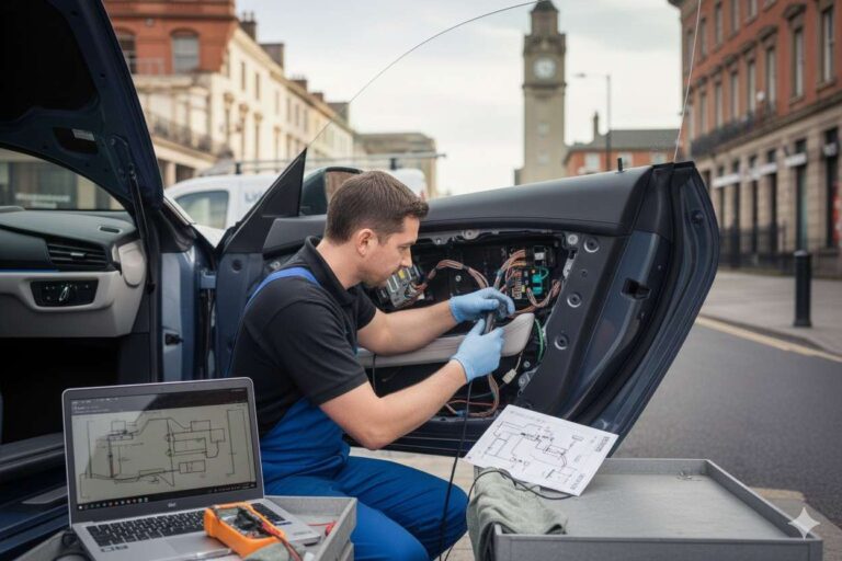 Electric car window repair in liverpool carried out by a mobile auto electrician.