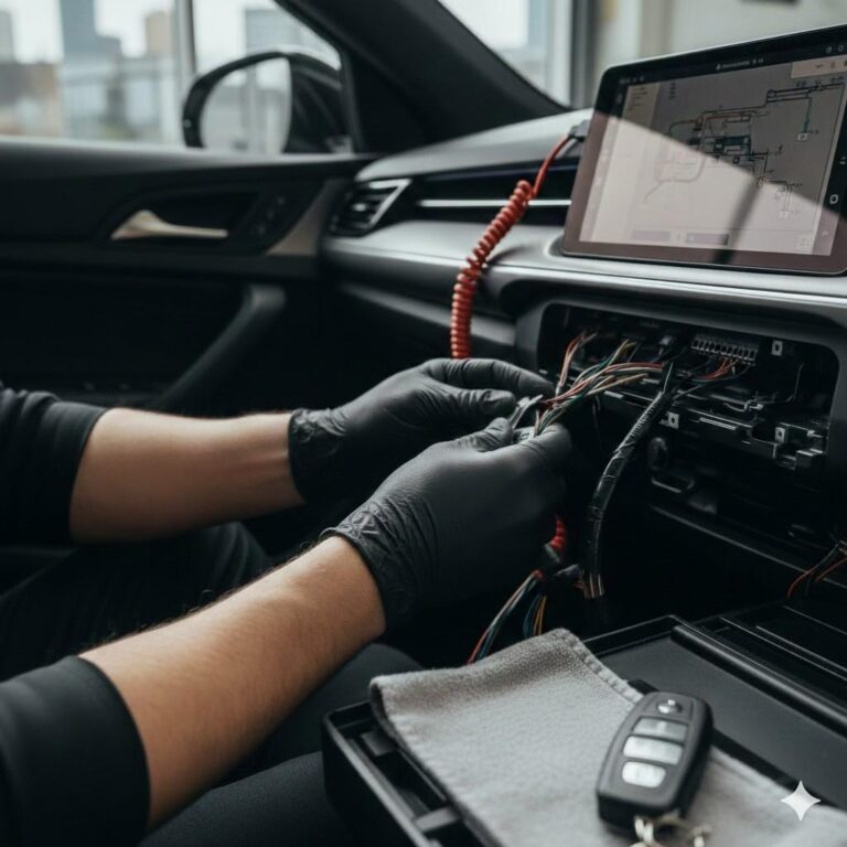 Ghost immobiliser installation in Liverpool onsite by TASSA approved auto electricians.