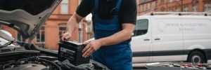 Mobile car battery replacement Liverpool performed by a professional auto electrician on site