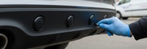 Parking Sensors fitted in Liverpool onsite by Mobile Auto Electrics Liverpool's installation team.